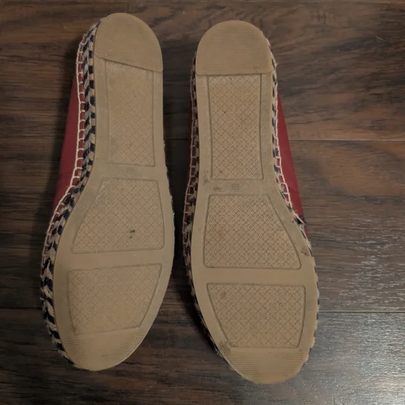 Tory Burch Red and Black Espadrilles - Picture 7 of 7